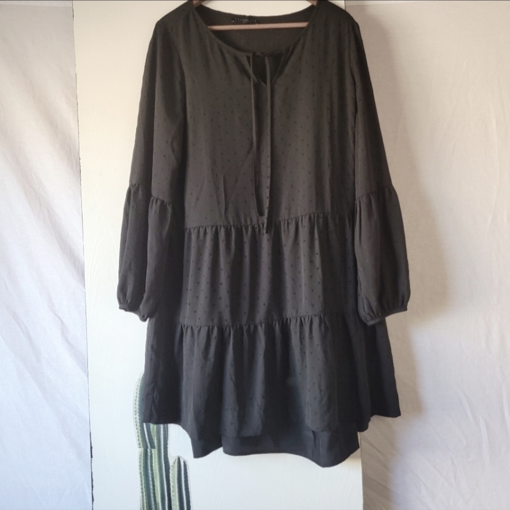 Sanctuary Long Sleeve Black Dress Size M